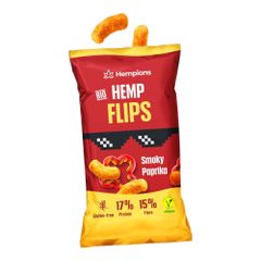 Bio Hemp Flips smoky Paprika 70g - 12er Vorteilspack von Hempions
