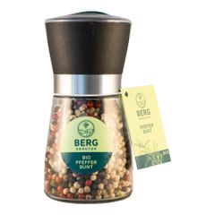 Bio Pfeffer bunt Gewürzmühle 80g - 3er Vorteilspack von Bergkräuter