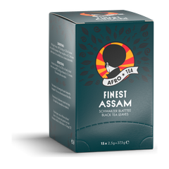 AFRO TEA Finest Assam Black Tea - Premium Black Tea 15 pieces - 15 hand-sewn tea bags with Assam tea from AFRO COFFEE