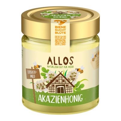 Bio Akazienhonig 500g - 6er Vorteilspack von Allos