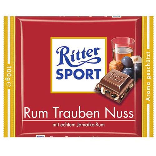 Ritter Sport Rum Grape Nut - 100g