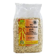 Bio Haferflocken grob 500g - 10er Vorteilspack von Nestelberger
