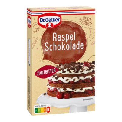 Dr. Oetker Raspelschokolade Zartbitter 100g