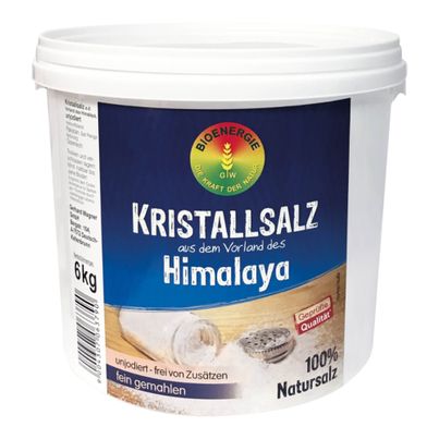 Bio Himalaya Kristallsalz fein 6000g von Bioenergie Wagner