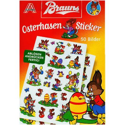 Osterhasen Sticker 1Stück von Brauns