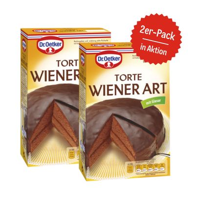 Dr. Oetker Torte Wiener Art 650g 2er-Set
