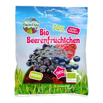 Bio Beerenfrüchtchen 80g - 12er Vorteilspack von Ökovital Rösner