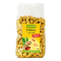 Bio Erdnüsse in Schale geröstet 500g - 8er Vorteilspack von Rapunzel Naturkost