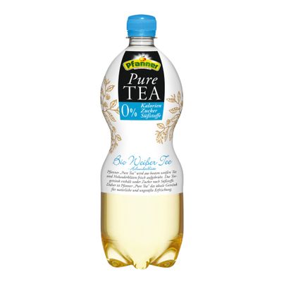 Bio Pure Tea Weißer Tee PET 1000ml - 6er Vorteilspack von Pfanner