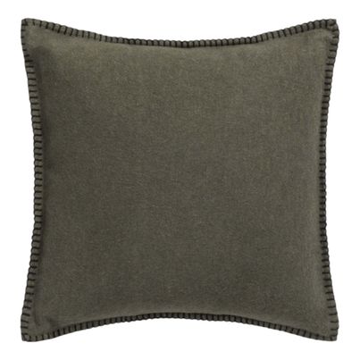Cushion Cover Solid Color Army 50x50cm by David Fussenegger