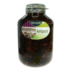 Bio Oliven schwarz ohne Stein i.Öl 4550g von Bioverde
