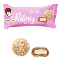 Bio White Coconut Pralinis 46g - 12er Vorteilspack von Lini's Bites
