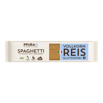 Bio Reisvollkorn Spaghetti 400g - 15er Vorteilspack von Ppura