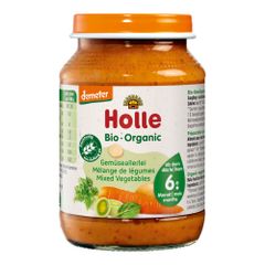 Organic baby jars for all sorts of vegetables - from 6 months - 190g - value pack of 6 from Holle