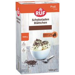 Schokoladen Blättchen 1000g von Ruf