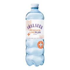 Pfirsich/Lime Plus Zink Pet 750ml - 6er Vorteilspack von Vöslauer