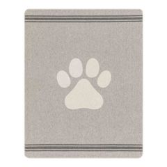 Haustierdecke Paws 100 x 140 cm - Grau - GRS zertifiziert - von David Fussenegger