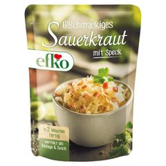 Sauerkraut mit Speck 350g von efko