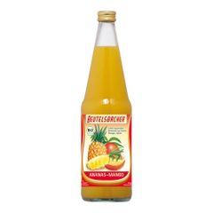 Bio Ananas-Mango-Saft MW 700ml - 6er Vorteilspack von Beutelsbacher