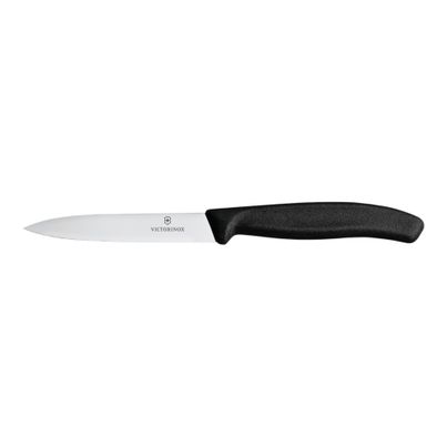Victorinox Gemüsemesser schwarz Mittelspitz 10cm von Victorinox