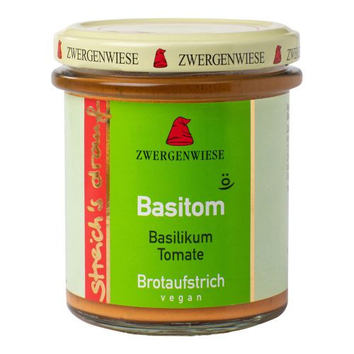 Organic Basitom spread 160g - value pack of 6 from Zwergenwiese