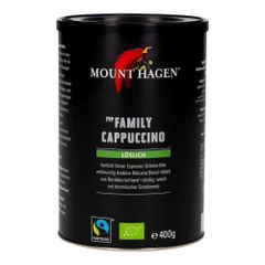 Bio Cappuccino Family löslich 400g - 6er Vorteilspack von Mount Hagen