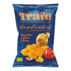 Bio Handcooked Chips Paprika 125g - 10er Vorteilspack von Trafo