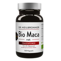 Bio Maca rot Nahrungsergänzungsmittel 120 Kapseln von Dr. Heilbronner