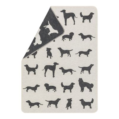 Pet blanket Dogs Allover Color Offwhite 70x90cm by David Fussenegger