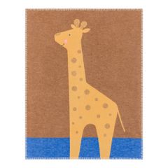 Babydecke Giraffe Farbe Braun 70x90cm von David Fussenegger