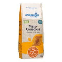 Bio Glutenfreier Mais Couscous 500g - 4er Vorteilspack von Spielberger Mühle