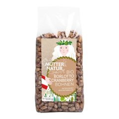 Bio Borlotto Cranberry Bohnen 500g - 8er Vorteilspack von Mutter Natur