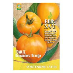 Bio Tomate Ochsenherz Orange Samen - 5er Vorteilspack von Reinsaat