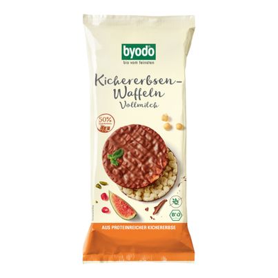 Bio Kichererbsen Waffeln VM 65g - 12er Vorteilspack von Byodo