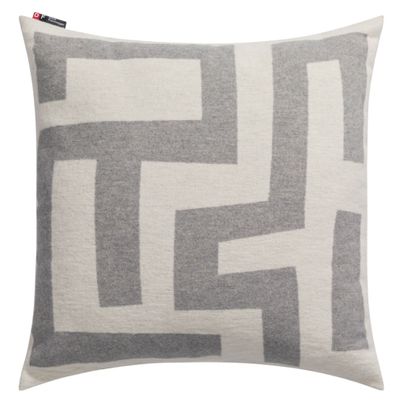 Cushion Cover Maze Color Soft Grey 50x50cm by David Fussenegger