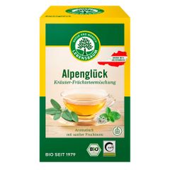 Bio Kräuter-Früchteteemischung Alpenglück Tee 20 Beutel von LEBENSBAUM