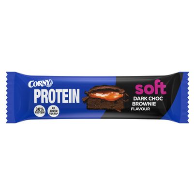 Corny Protein Riegel Soft Brownie Dark Choc 45g 12 Stück