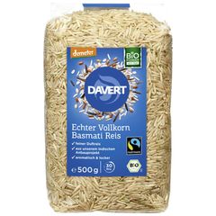 Bio Echter Basmatireis Vollkorn 500g - 8er Vorteilspack von Davert