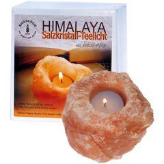 Bio Himalaya Salzkrist. Teelicht 1Stück von Bioenergie Wagner