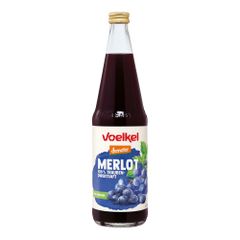 Bio Merlot Traubensaft MW 700ml - 6er Vorteilspack von Voelkel