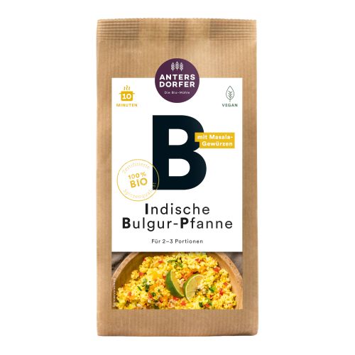 Organic Indian bulgur pan 150g - value pack of 6 from Antersdorfer Mühle