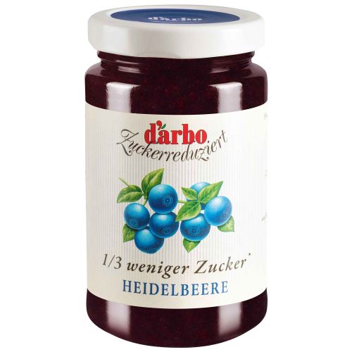 Darbo Heidelbeer Fruchtaufstrich zuckerreduziert 250g