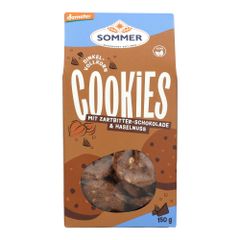 Bio Cookies Zartbitter Haselnuss 150g - 6er Vorteilspack von Sommer