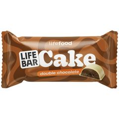 Bio Lifebar Cake Double Chocolate 35g - 12er Vorteilspack von Lifebar