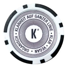 KLARHEIT VODKA Pokerchip Black Edition - 1 Stück