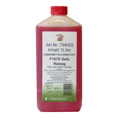 Lebensmittelfarbe gelb 1000ml von Wurth