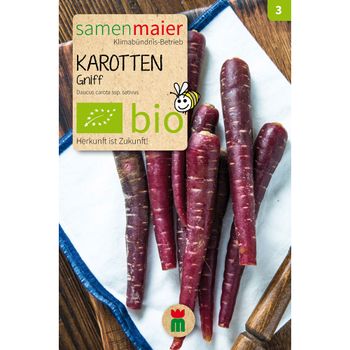 Bio Karotten Gniff - Saatgut für zirka 300 Pflanzen