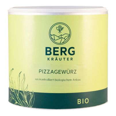 Bio Pizzagewürz 100g - 5er Vorteilspack von Bergkräuter