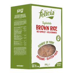 Bio Reis-Vollkorn-Tagliatelle 250g - 8er Vorteilspack von Felicia Bio