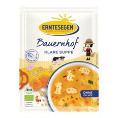 Bio Bauernhof Klare Suppe 55g - 8er Vorteilspack von Erntesegen